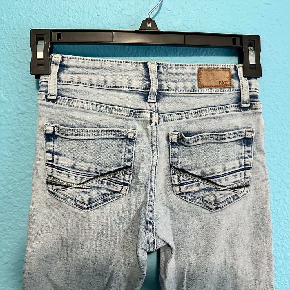 Girls Kids BKE Flare Light Blue Jeans